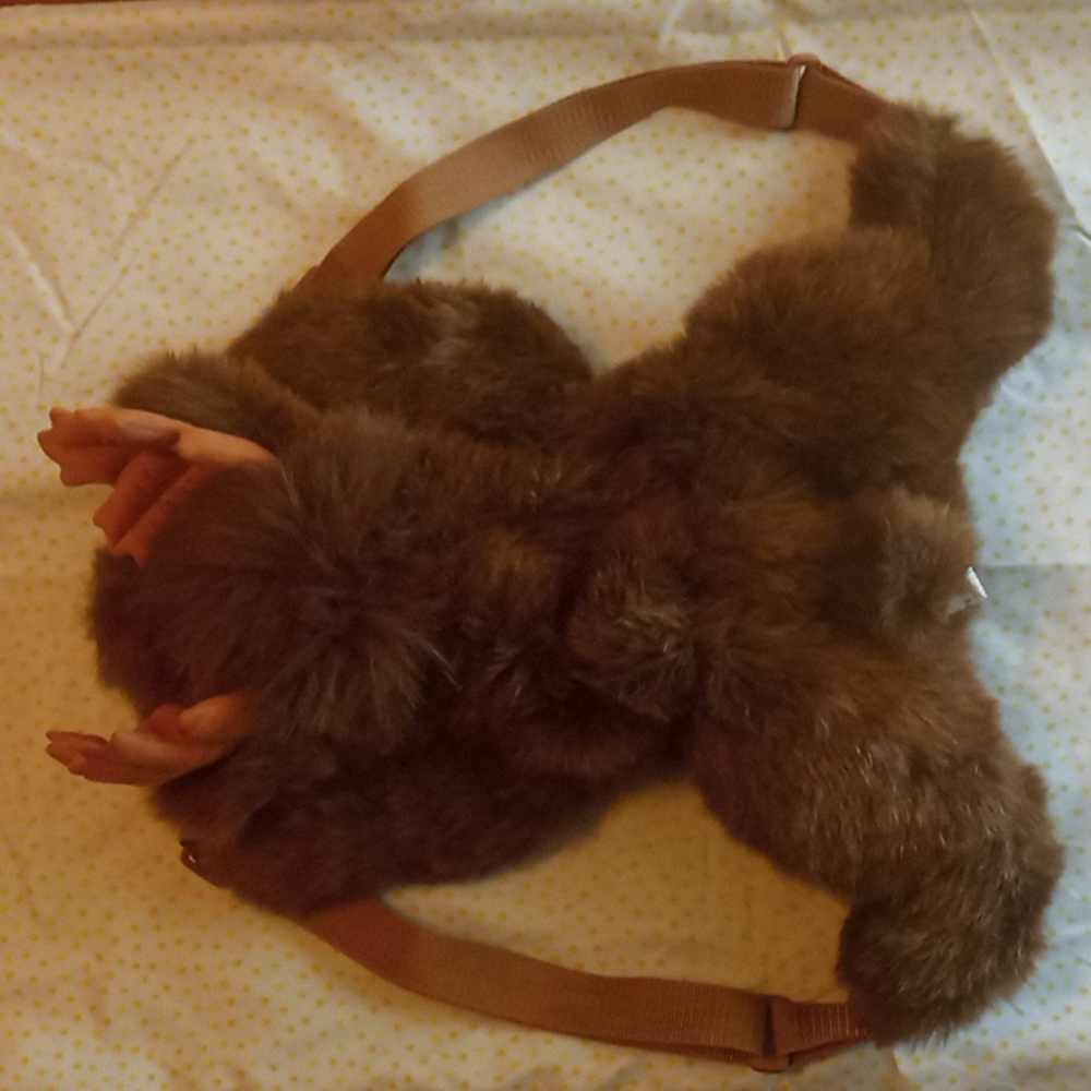 Stuffed moose backpack